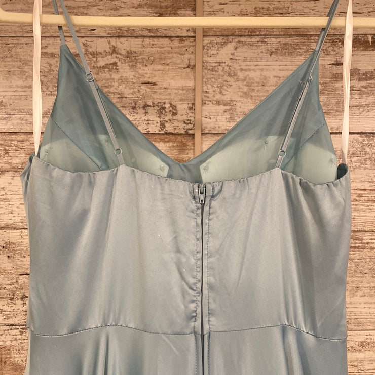 BLUE A LINE GOWN (NEW)