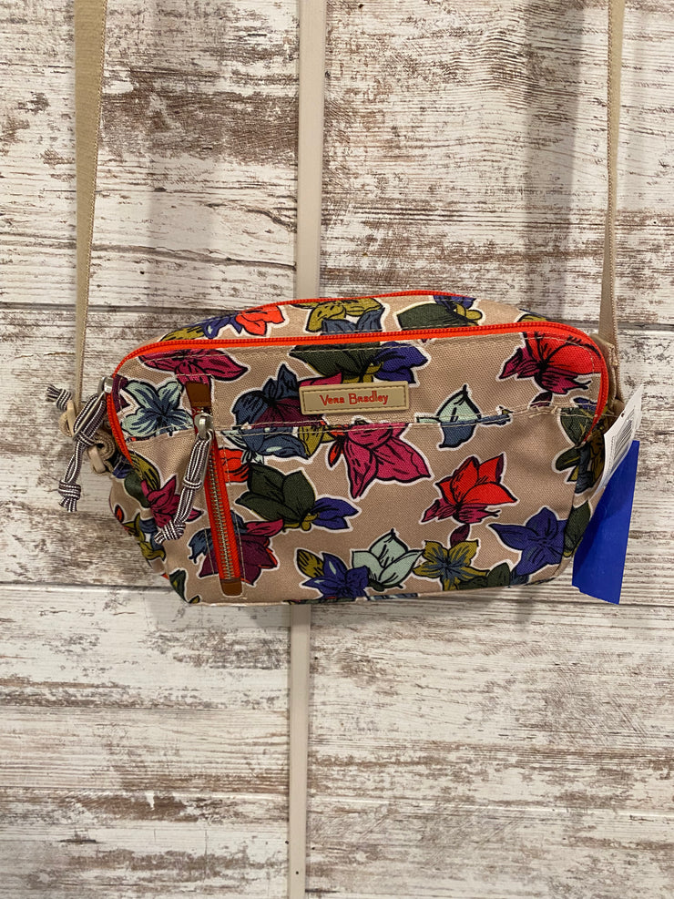 TAN/FLORAL CROSSBODY (NEW) $58