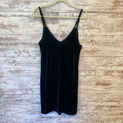 GREEN VELOUR SHORT DRESS