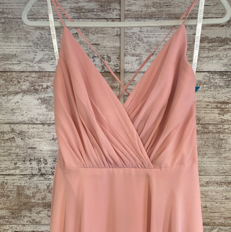 PINK LONG EVENING GOWN