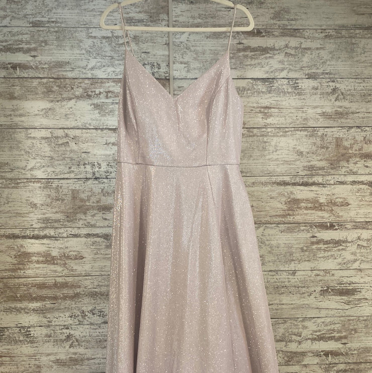 PINK SPARKLY LONG DRESS