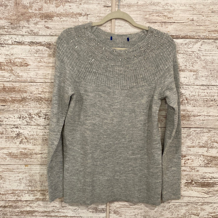 GRAY SPARKLY SWEATER