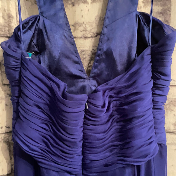 ROYAL BLUE LONG EVEING GOWN