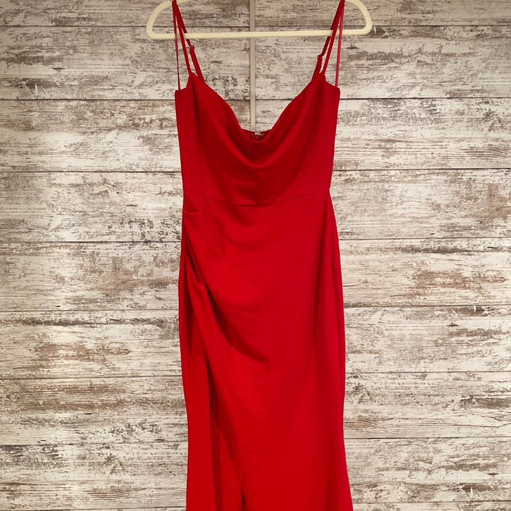 RED LONG EVENING GOWN (NEW)