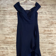 NAVY MIDI DRESS