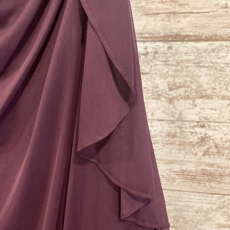 PURPLE LONG EVENING GOWN (NEW)