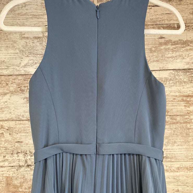 BLUE LONG EVENING GOWN