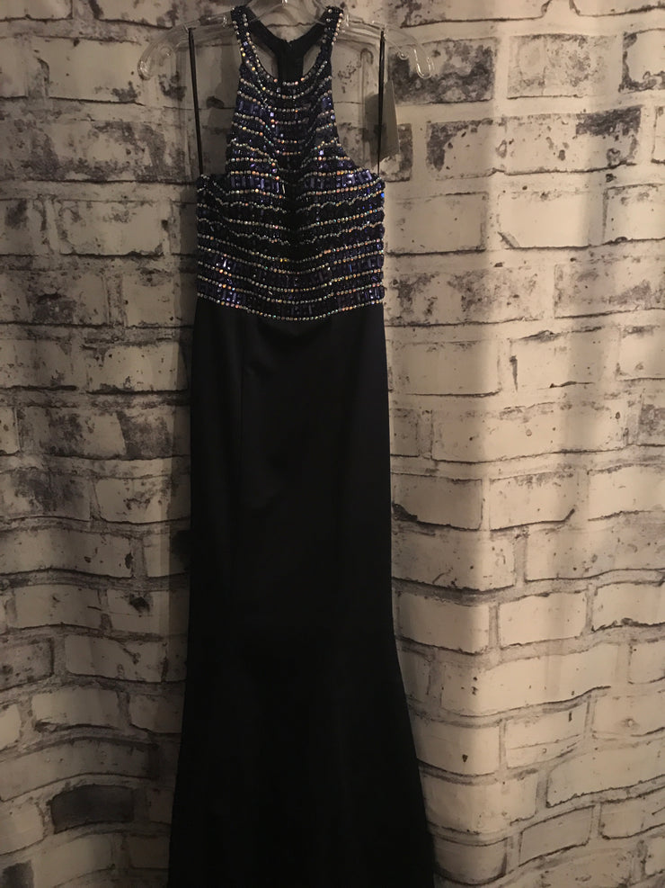 NAVY MERMAID GOWN (NEW)