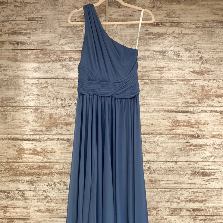 BLUE LONG EVENING GOWN