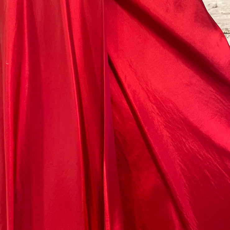 RED A LINE GOWN