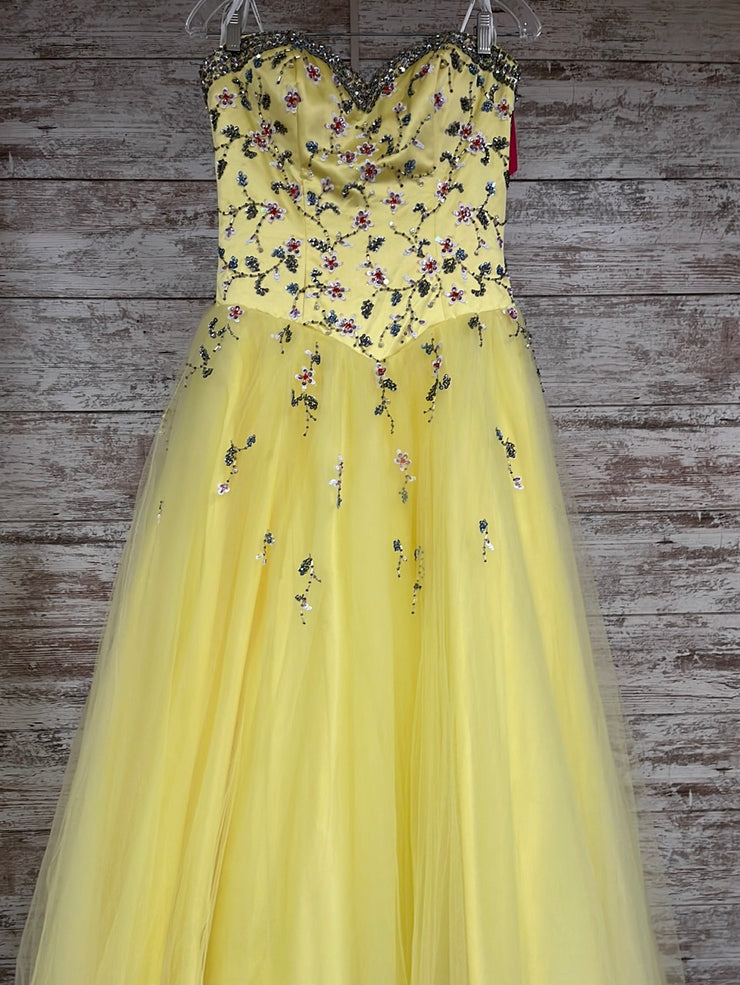 YELLOW PRINCESS GOWN