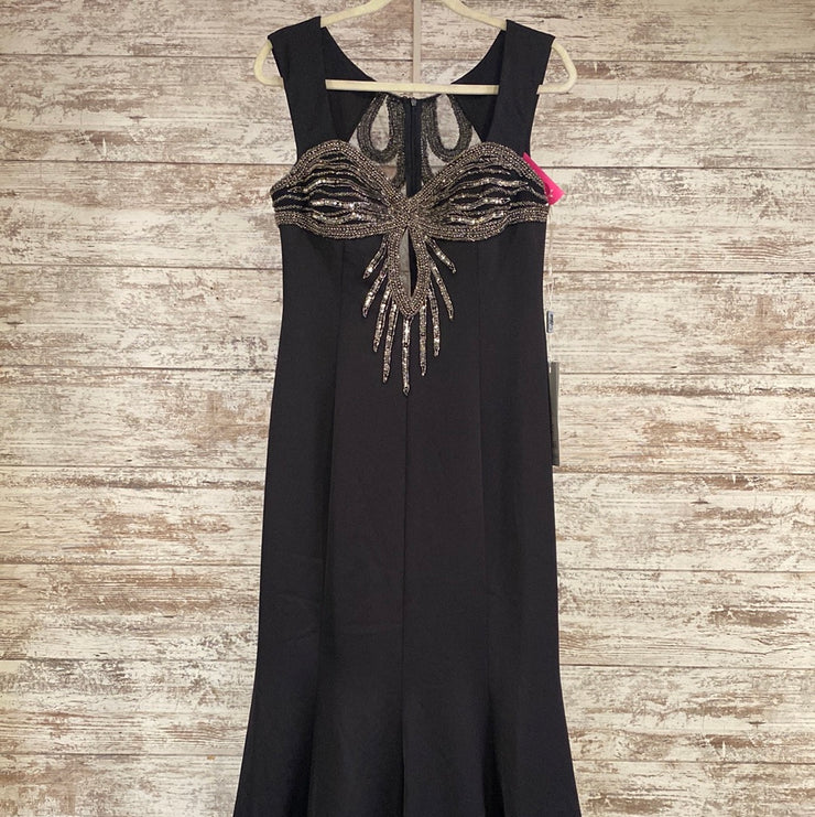 BLACK LONG EVENING GOWN (NEW)