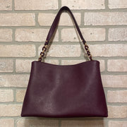 PURPLE  LEATHER PURSE