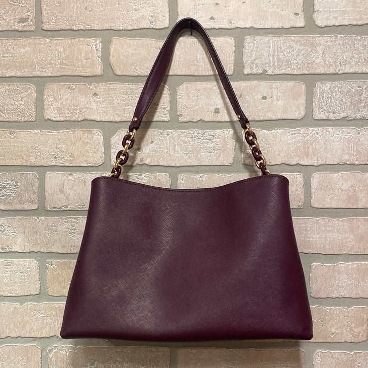 PURPLE  LEATHER PURSE