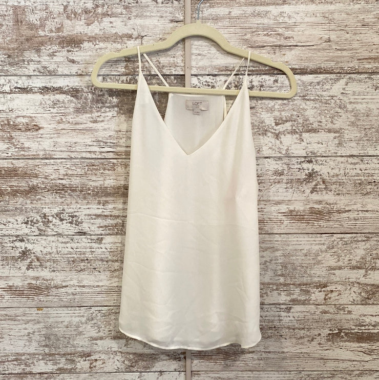 WHITE SLEEVELESS TANK TOP