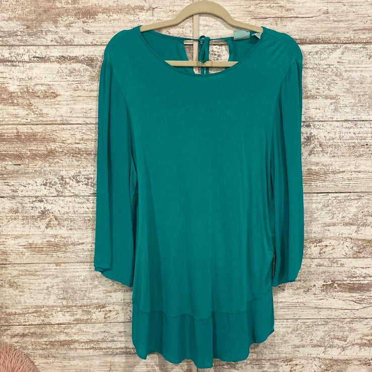 GREEN LONG SLEEVE TUNIC