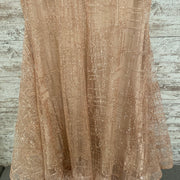 PINK/GOLD SPARKLY MERMAID GOWN