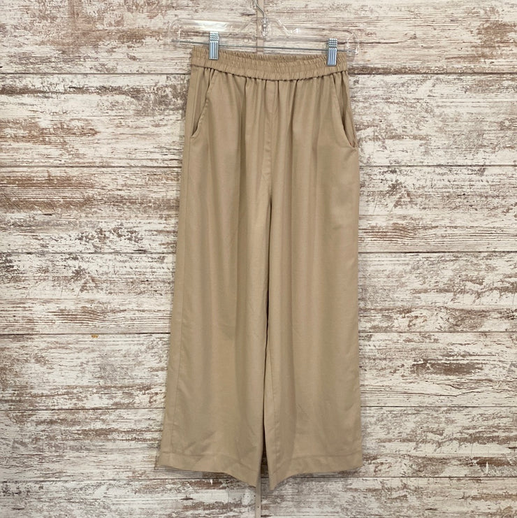 TAN FLOWY PANTS