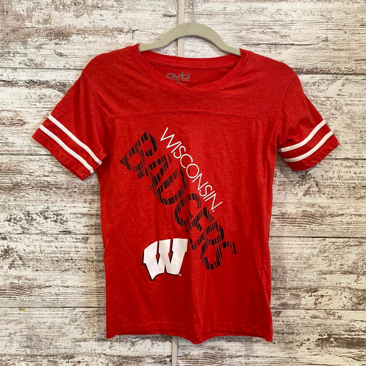 RED WISCONSIN BADGERS TOP