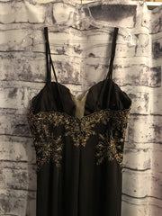 BLACK LONG EVENING GOWN (NEW)