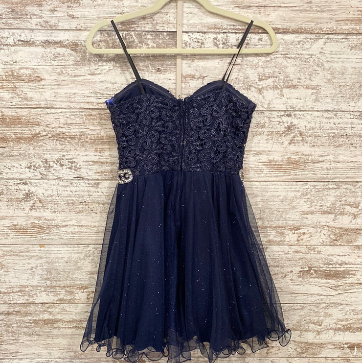 NAVY SHORT DRESS