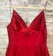 RED A LINE GOWN