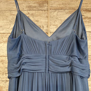 BLUE LONG EVENING GOWN