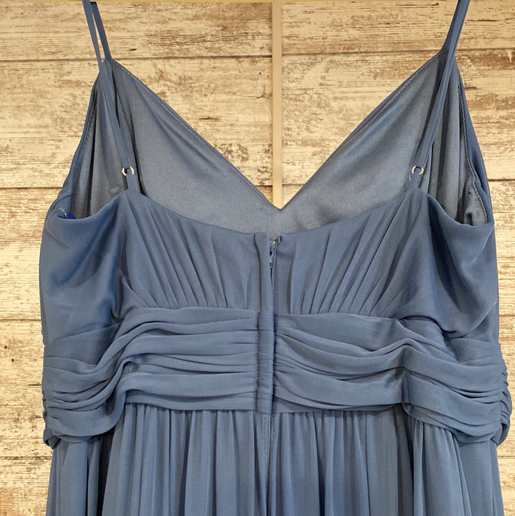 BLUE LONG EVENING GOWN