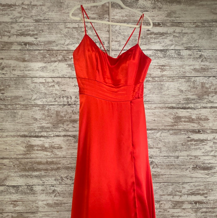RED LONG EVENING GOWN