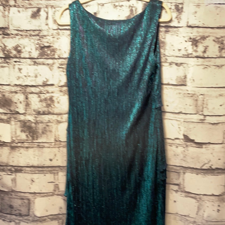 TEAL SPARKLE SHORT DRESS