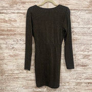 BLACK/GOLD SHORT DRESS