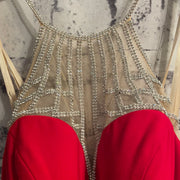RED LONG EVENING GOWN (NEW)