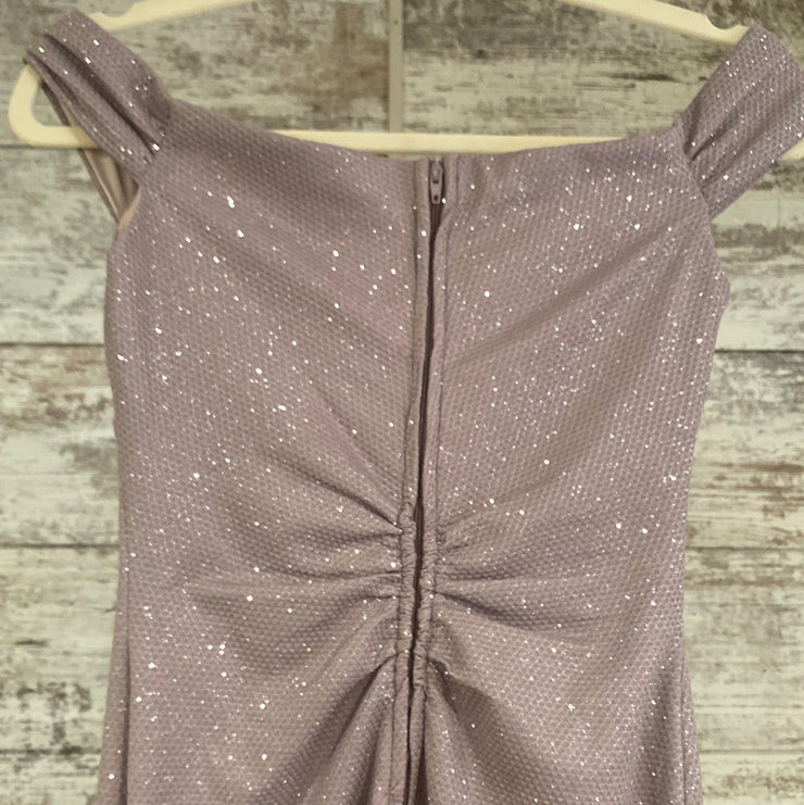 BLUSH SPARKLY LONG DRESS