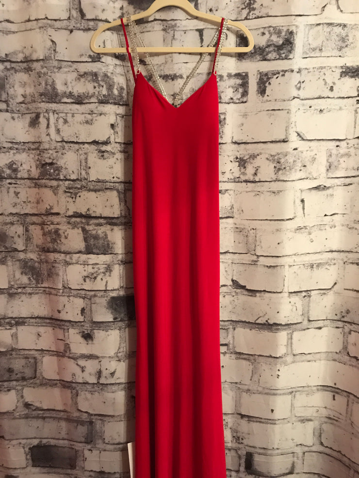 RED LONG EVENING GOWN (NEW)