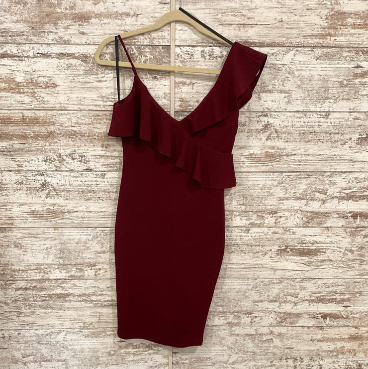 BURGUNDY SHORT DRESS