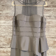 GRAY LONG EVENING GOWN-NEW$649