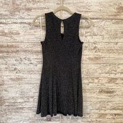 BLACK/SILVER SPARKLY SHORT DRE