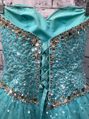 TURQUOISE PRINCESS GOWN