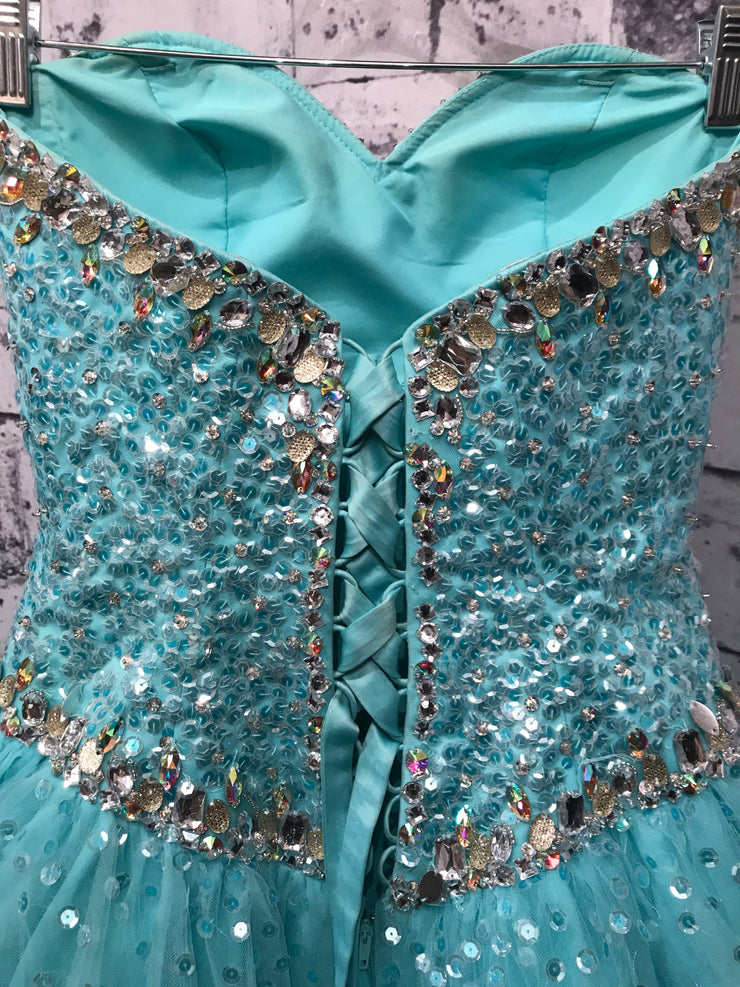 TURQUOISE PRINCESS GOWN