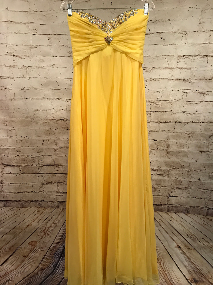 YELLOW EVENING GOWN (NEW)