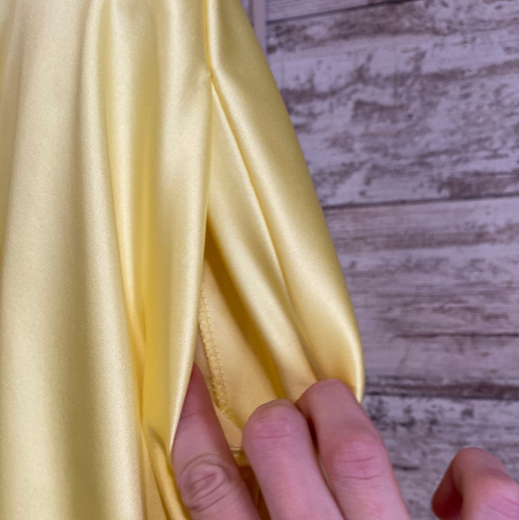 YELLOW A LINE GOWN