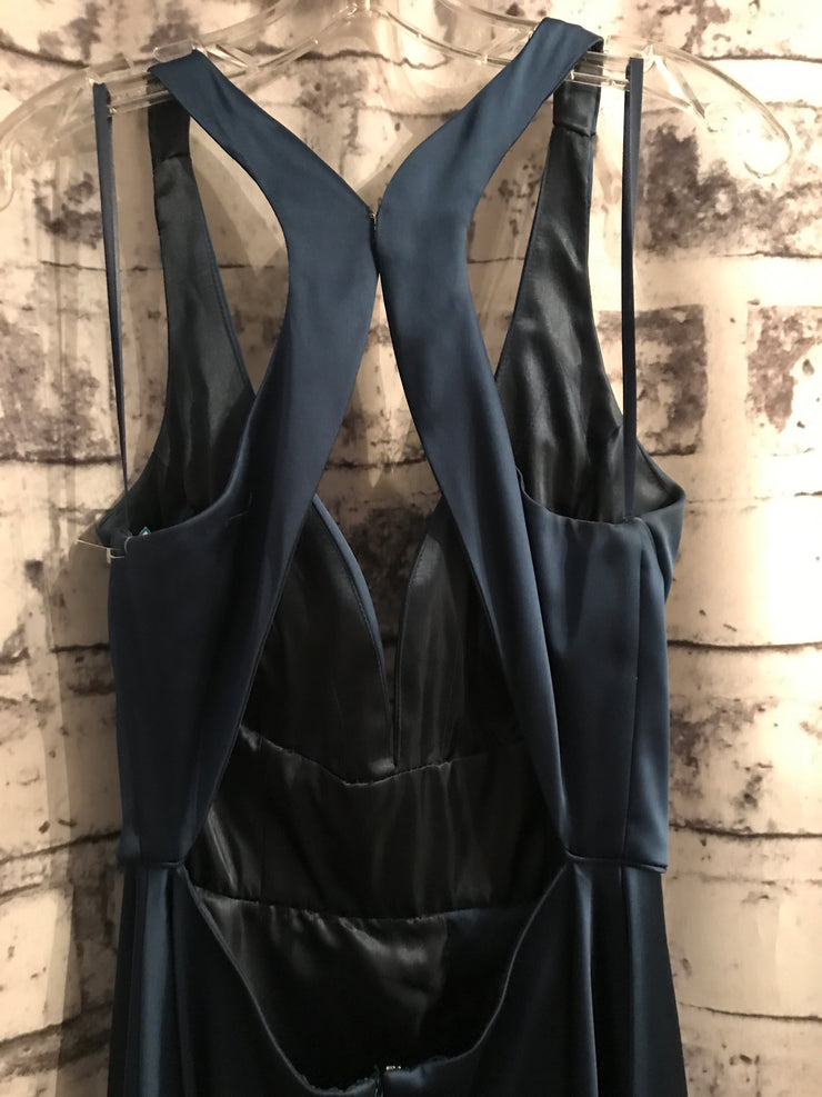 TEAL A LINE GOWN