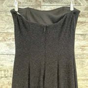 BLACK SPARKLY LONG DRESS