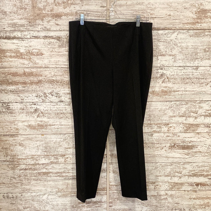 BLACK STRETCH DRESS PANTS