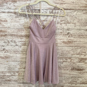 PINK SPARKLY SHORT DRESS (NEW)