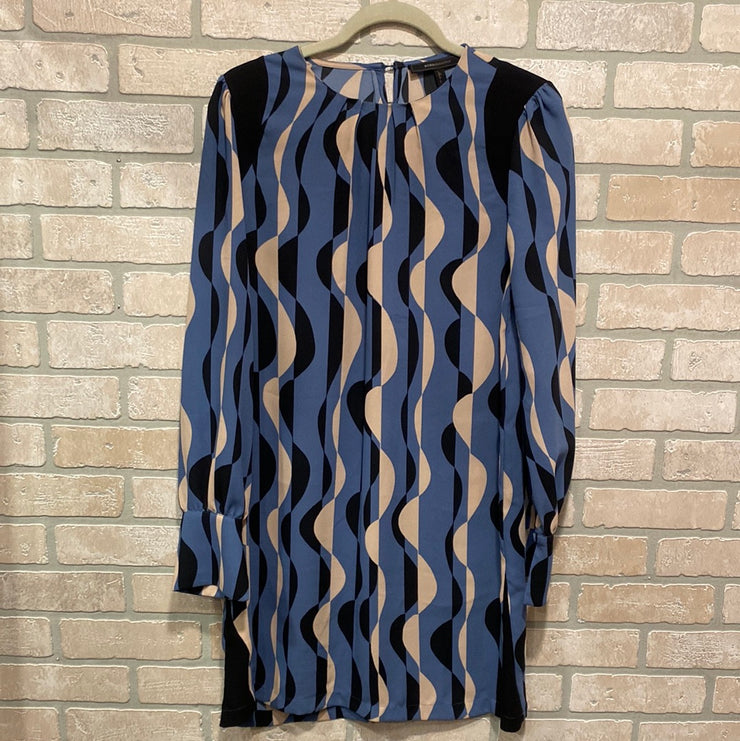 BLUE/BLACK SHORT DRESS