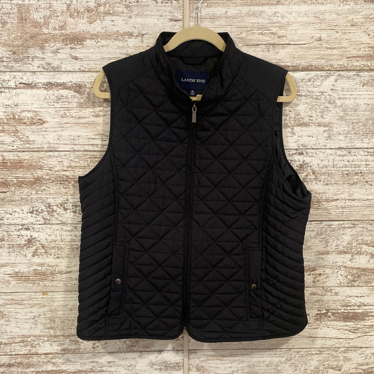 BLACK QUILTED VEST