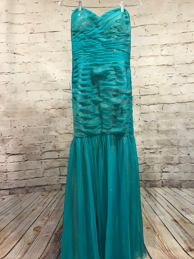 TURQUOISE MERMAID GOWN (NEW)