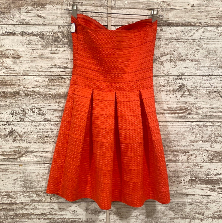 ORANGE SHORT DRESS