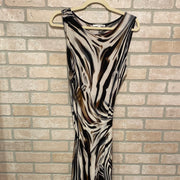 BLACK/COLORFUL MAXI DRESS